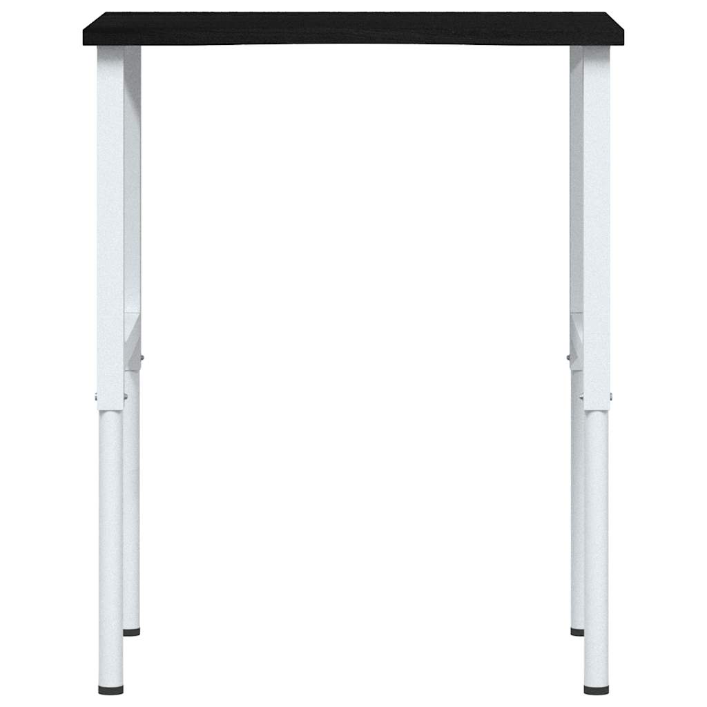 Radni stol tamnosmeđi 80x60x(71,5-98) cm masivno drvo hrast