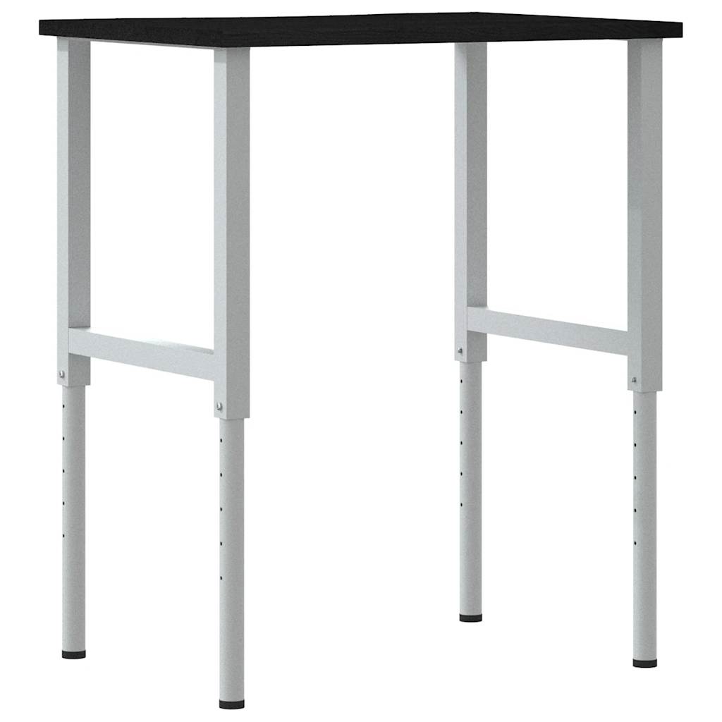 Radni stol tamnosmeđi 80x60x(71,5-98) cm masivno drvo hrast