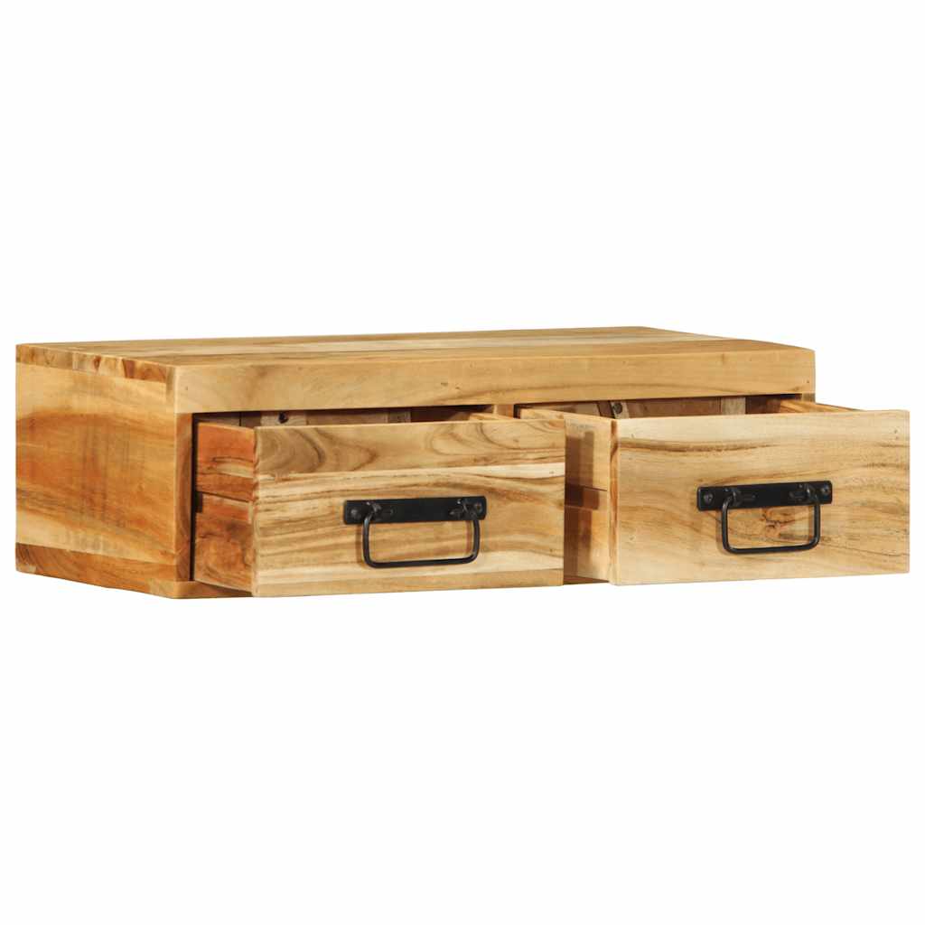 Zidni TV ormarić 60x30x19 cm puno drvo bagrem
