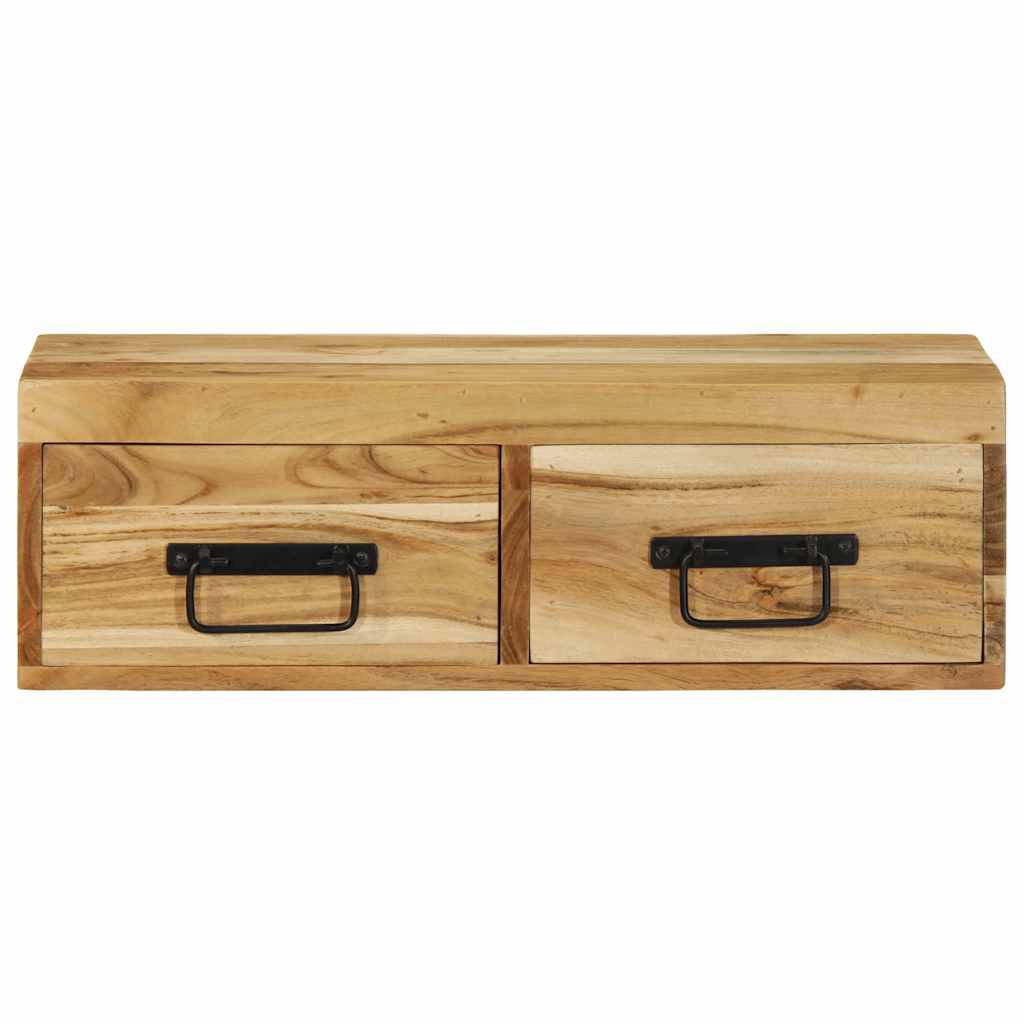 Zidni TV ormarić 60x30x19 cm puno drvo bagrem