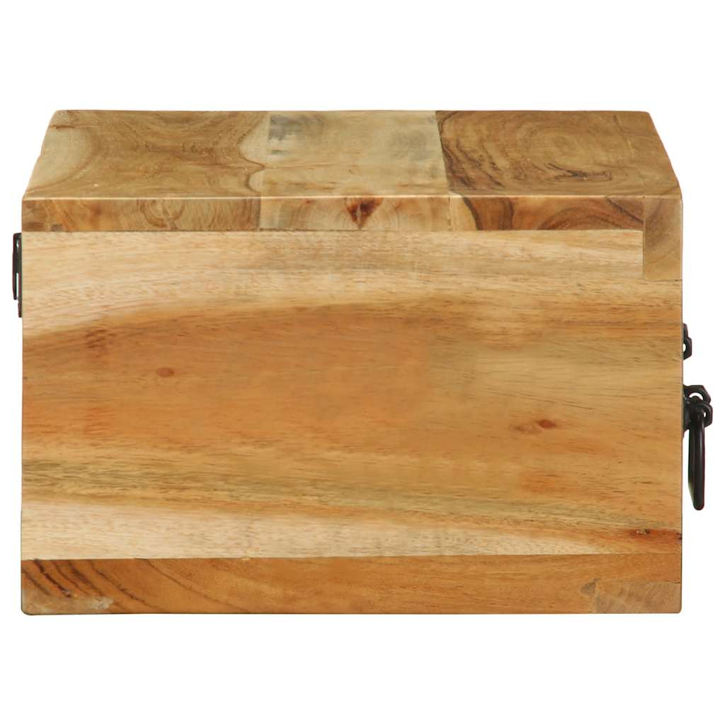 Zidni TV ormarić 60x30x19 cm puno drvo bagrem