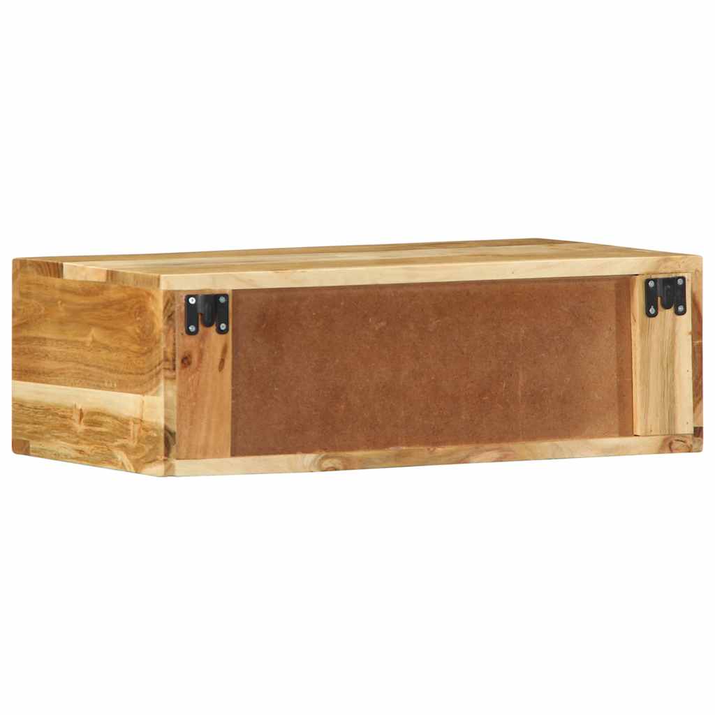 Zidni TV ormarić 60x30x19 cm puno drvo bagrem