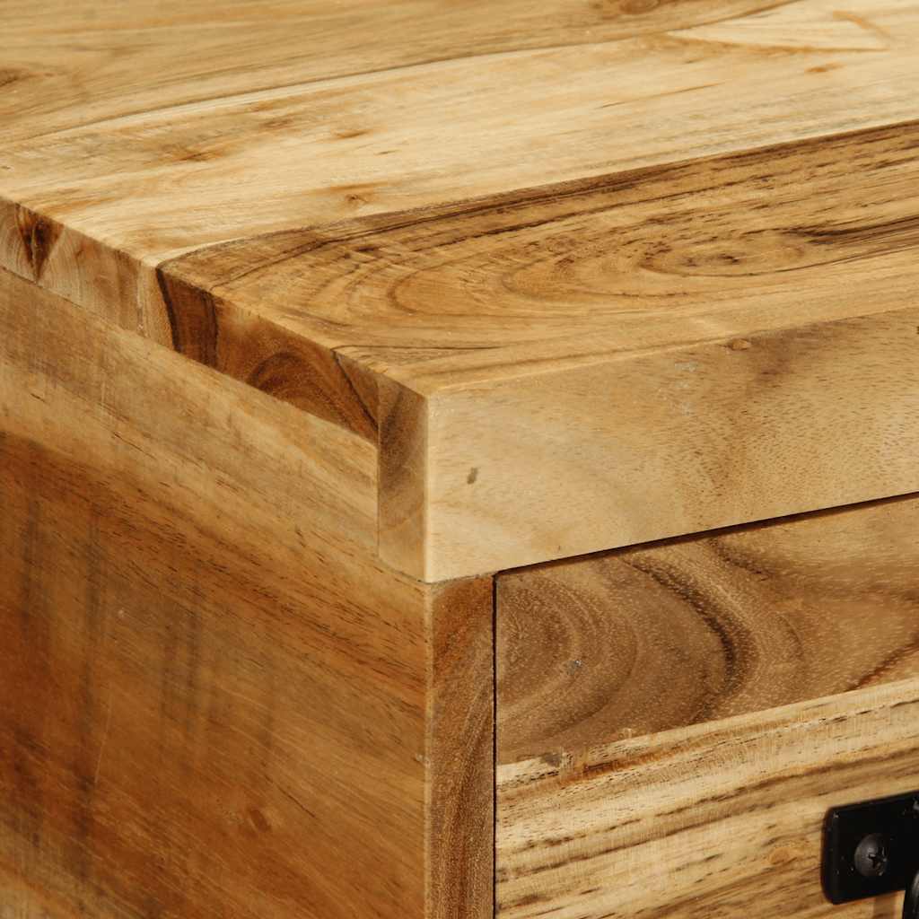 Zidni TV ormarić 60x30x19 cm puno drvo bagrem