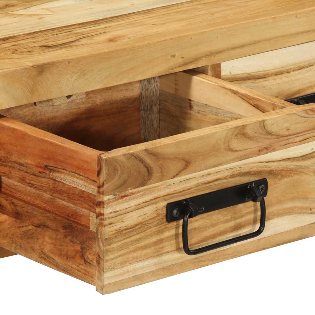 Zidni TV ormarić 60x30x19 cm puno drvo bagrem