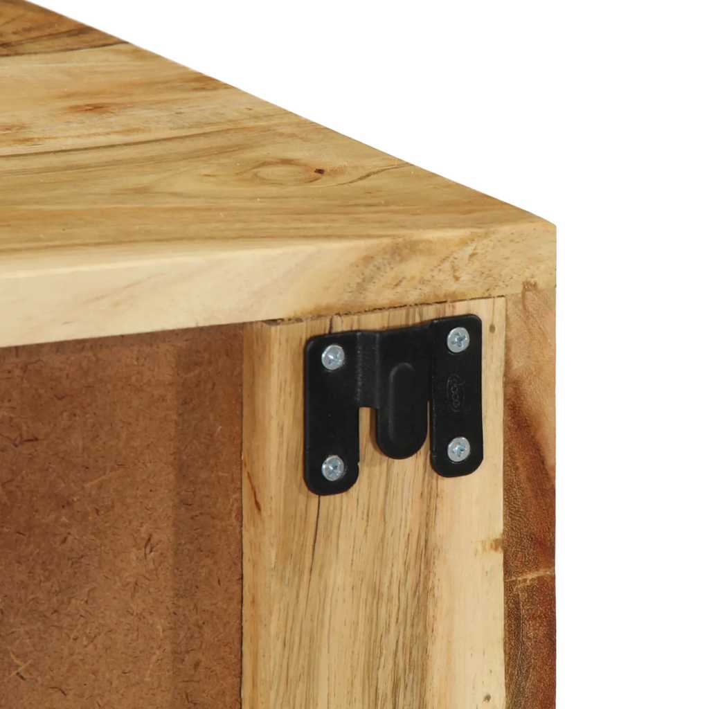 Zidni TV ormarić 60x30x19 cm puno drvo bagrem
