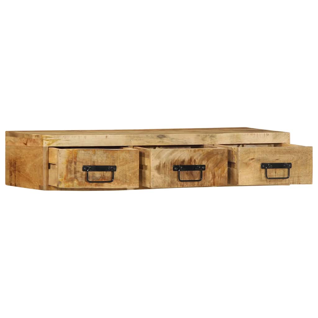 Zidni TV ormarić 100x30x19 cm Puno grubo drvo Mango