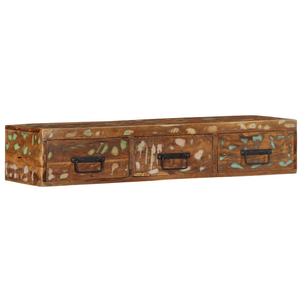 Zidni TV ormarić 100x30x19 cm Obrađeno puno drvo