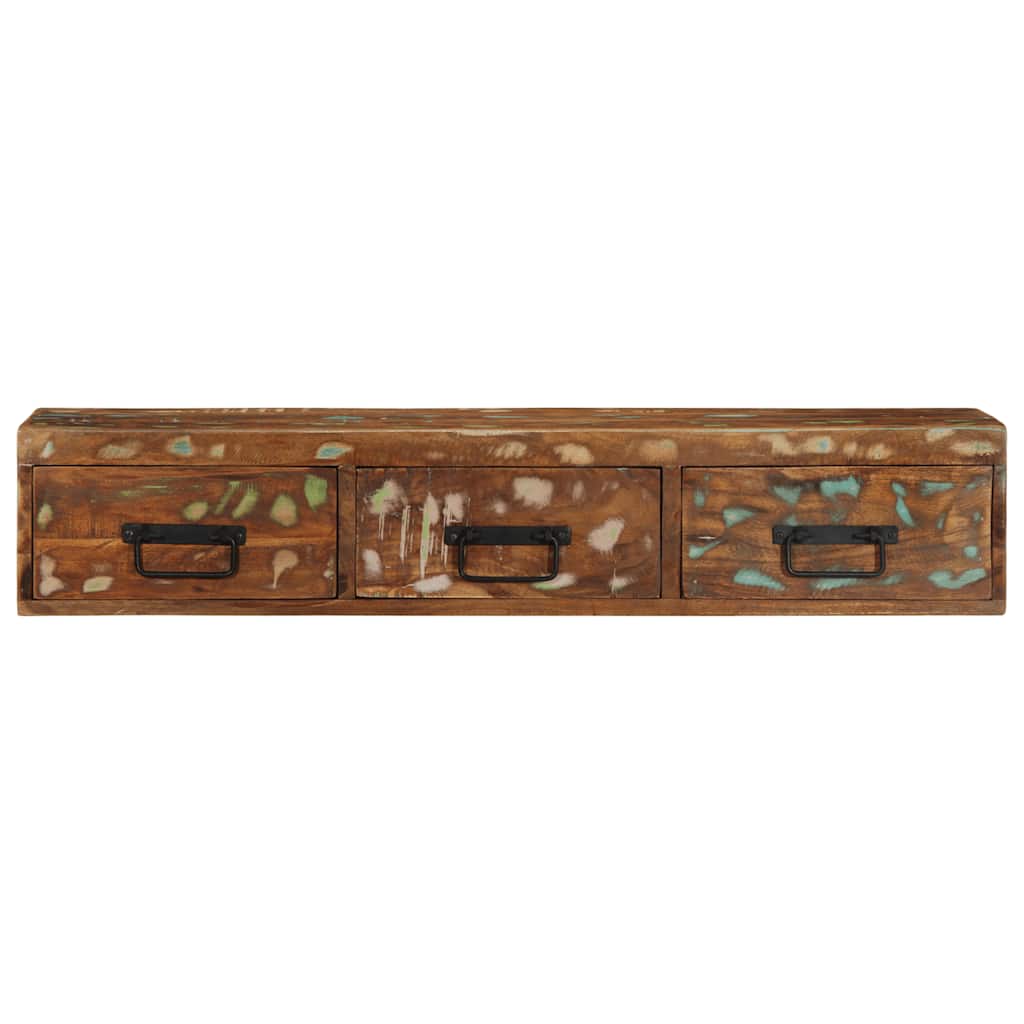 Zidni TV ormarić 100x30x19 cm Obrađeno puno drvo