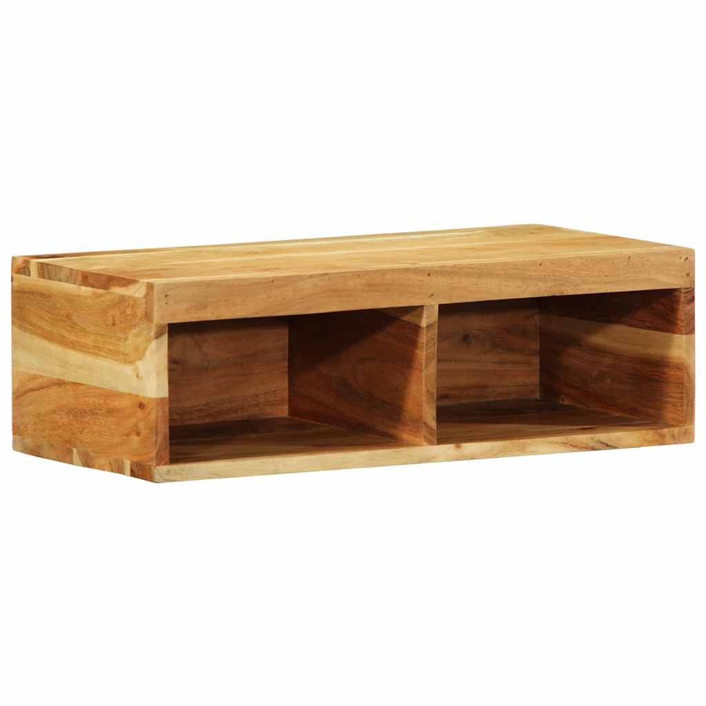 Zidni TV ormarić 60x30x19 cm puno drvo bagrem