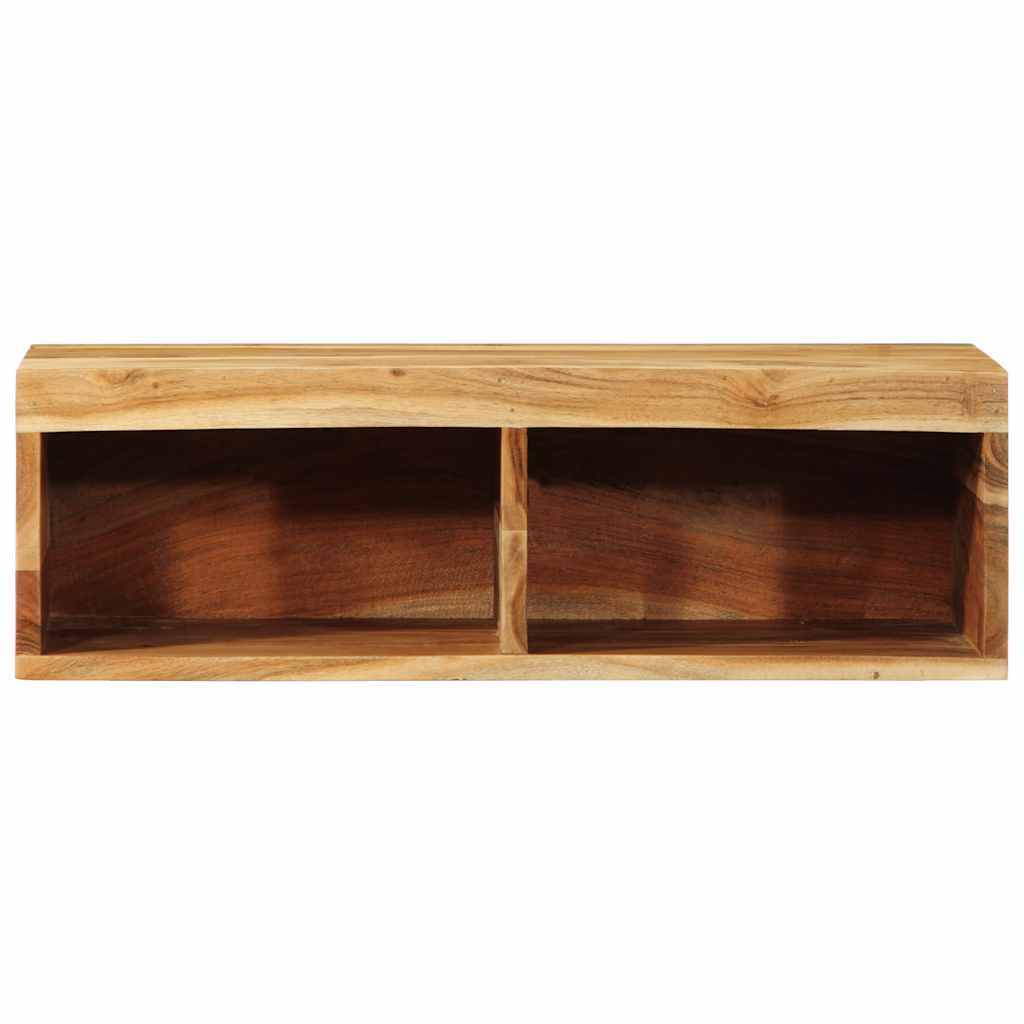 Zidni TV ormarić 60x30x19 cm puno drvo bagrem