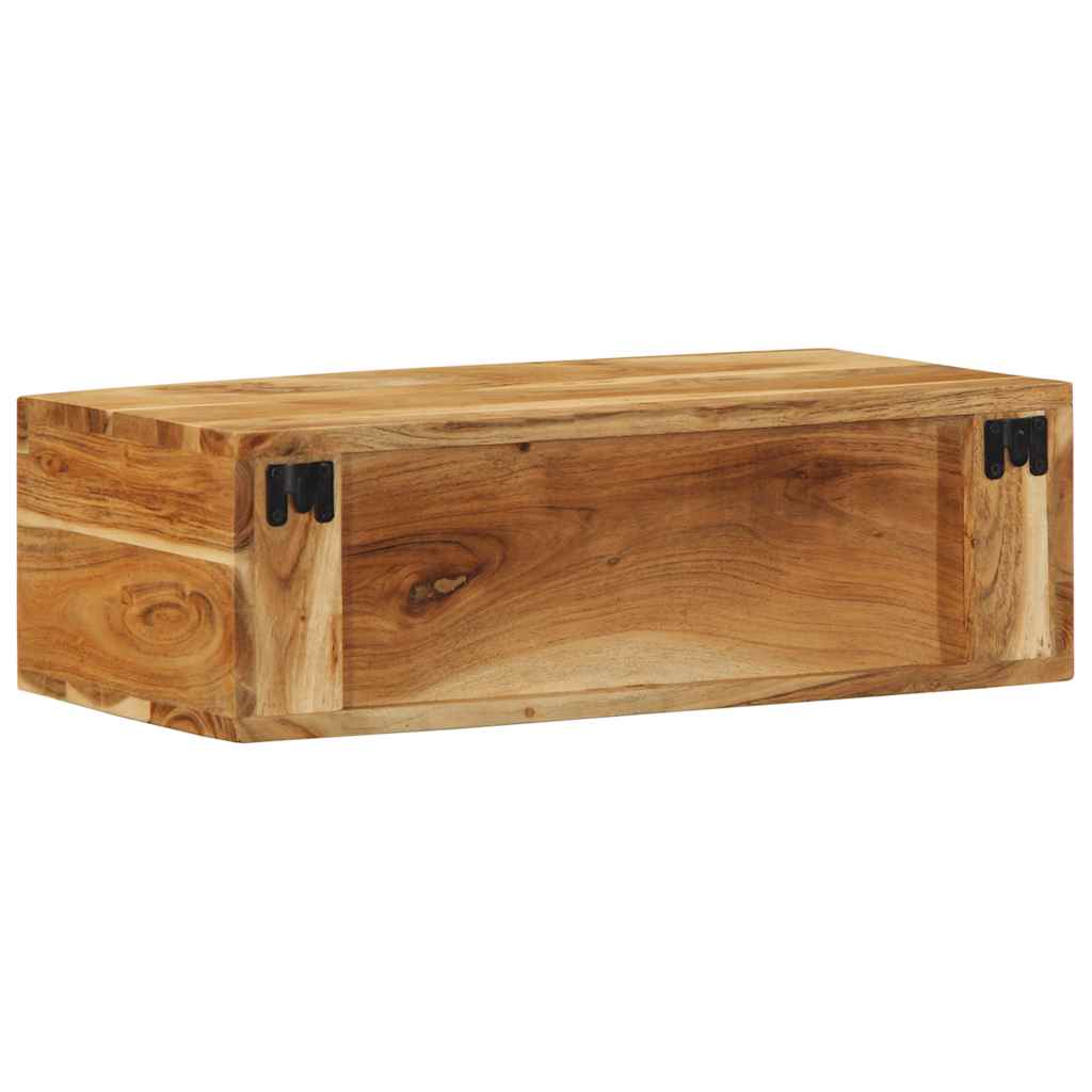 Zidni TV ormarić 60x30x19 cm puno drvo bagrem