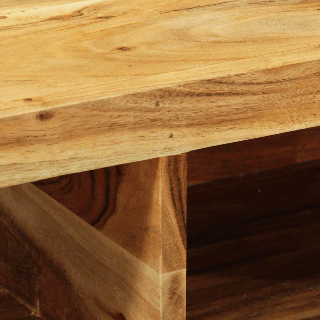 Zidni TV ormarić 60x30x19 cm puno drvo bagrem