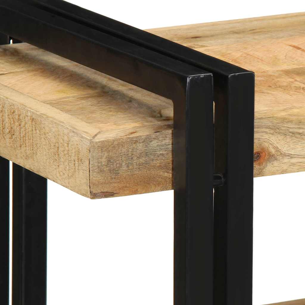 Zidna polica 70x33x35 cm Puno grubo drvo Mango