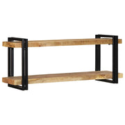 Zidna polica 110x33x45 cm Puno grubo drvo Mango