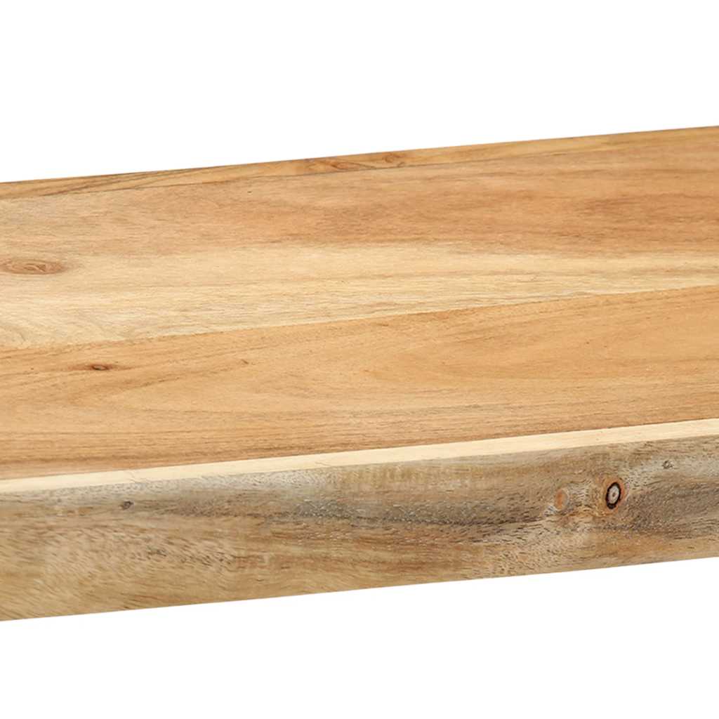 Zidna polica 110x33x45 cm puno drvo bagrem