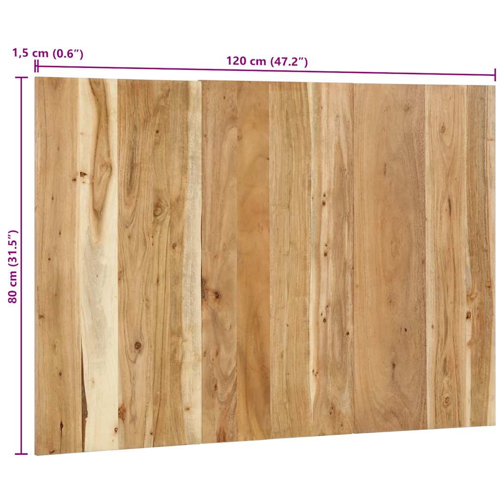 Uzglavlje 120 cm puno drvo bagrem