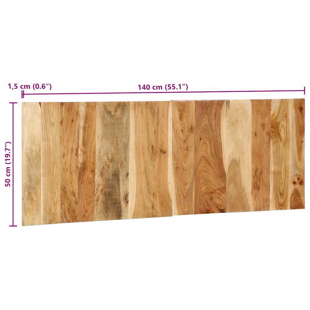 Uzglavlje 140 cm puno drvo hrast