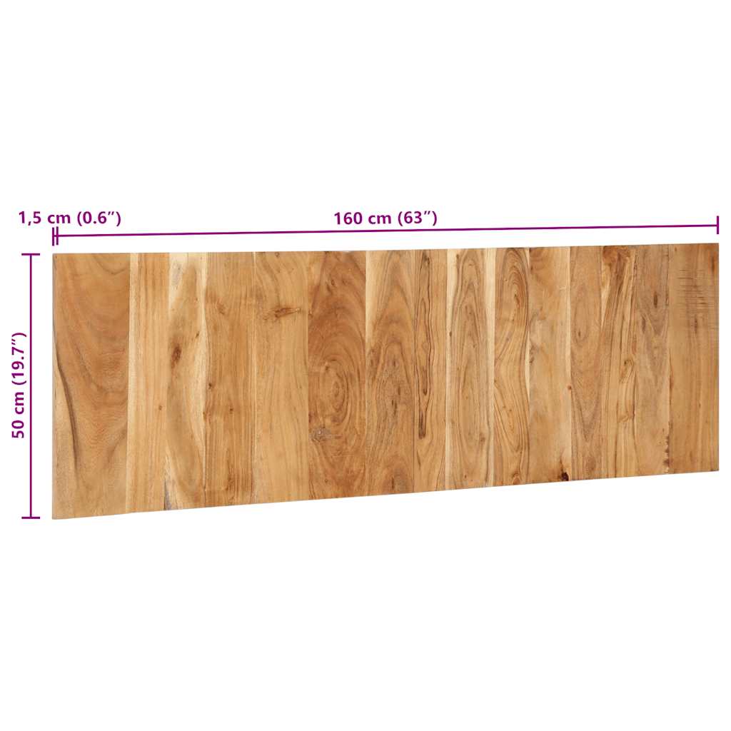 Uzglavlje 160 cm puno drvo bagrem