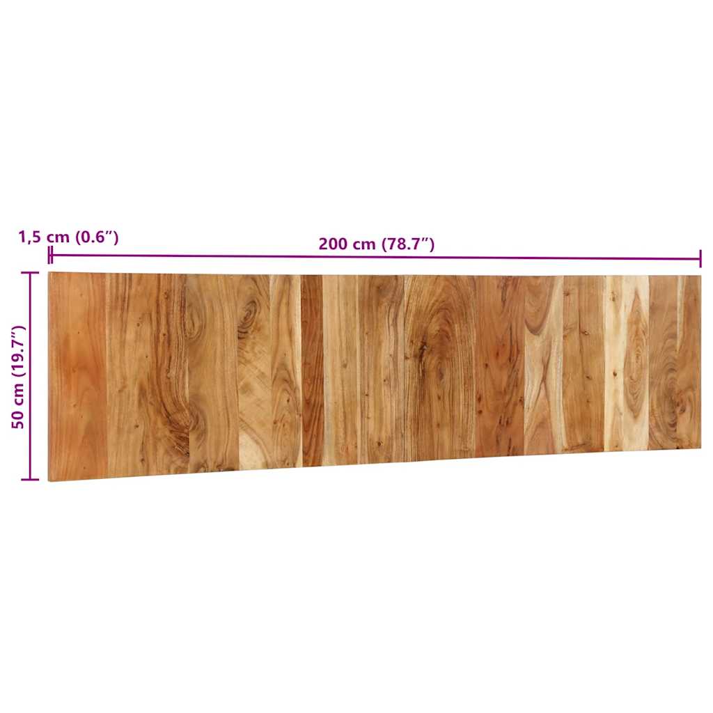 Uzglavlje 200 cm puno drvo hrast