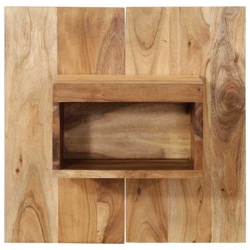 Noćni ormarić 50x27x50 cm puno drvo bagrem