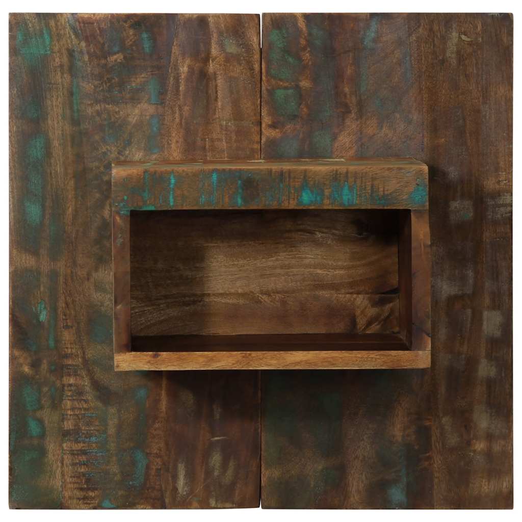 Noćni ormarić Višebojni 50x27x50 cm puno drvo, reciklirano