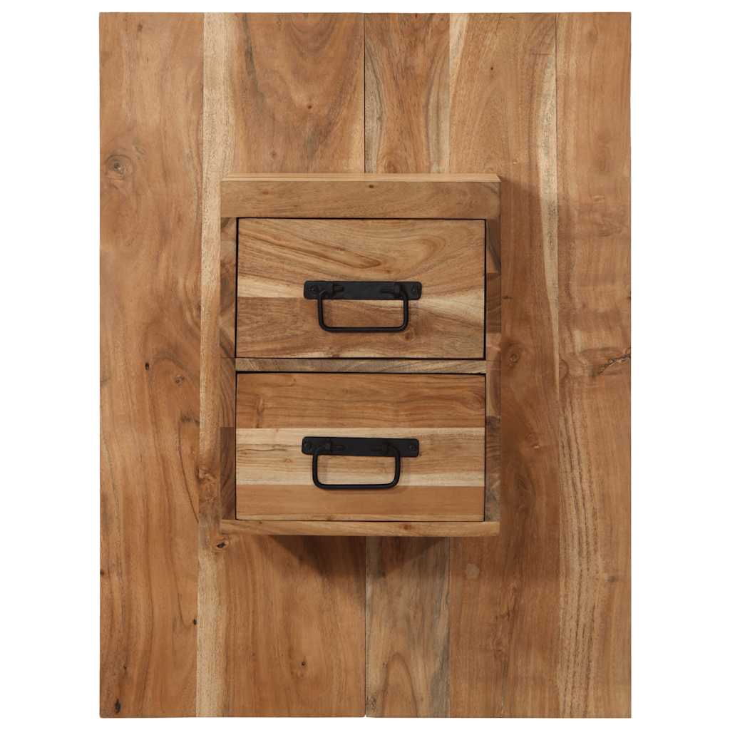 Noćni ormarić 60x32x80 cm puno drvo bagrem