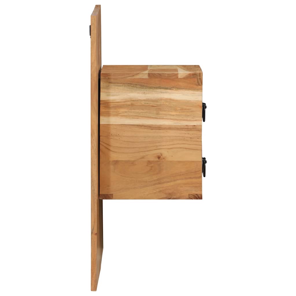 Noćni ormarić 60x32x80 cm puno drvo bagrem