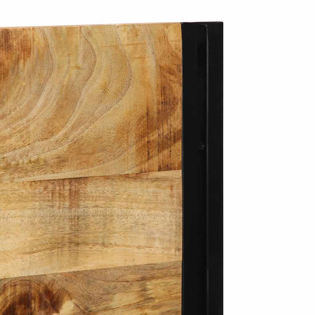 Uzglavlje 120 cm Puno drvo Mango i željezo