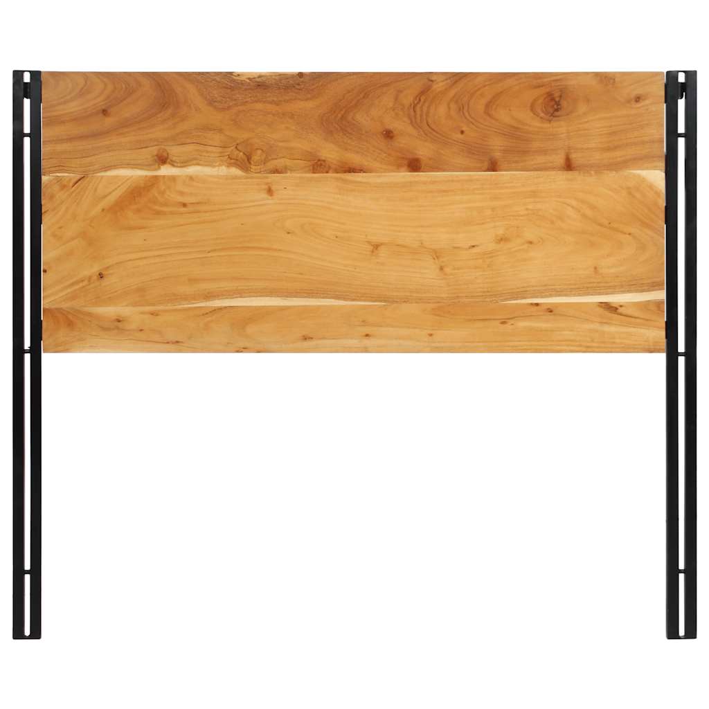 Uzglavlje 120 cm Puno drvo bagrem i željezo