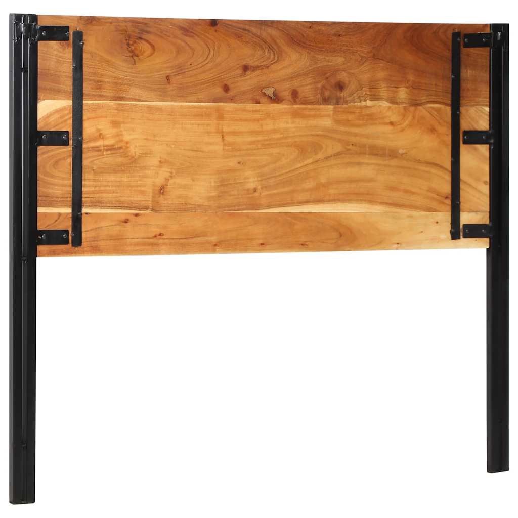 Uzglavlje 120 cm Puno drvo bagrem i željezo