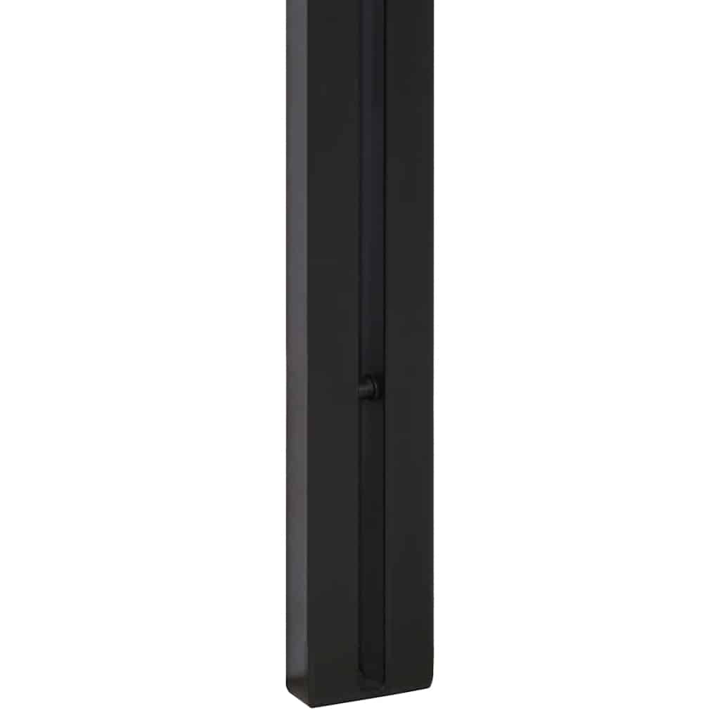 Uzglavlje 120 cm Puno drvo bagrem i željezo