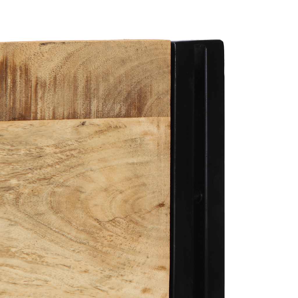 Uzglavlje 140 cm Puno drvo Mango i željezo