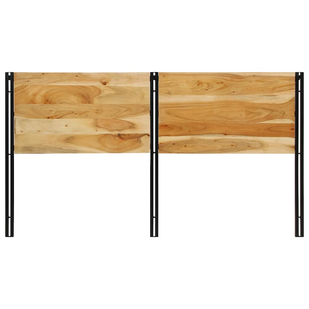 Uzglavlje 180 cm Puno drvo bagrem i željezo