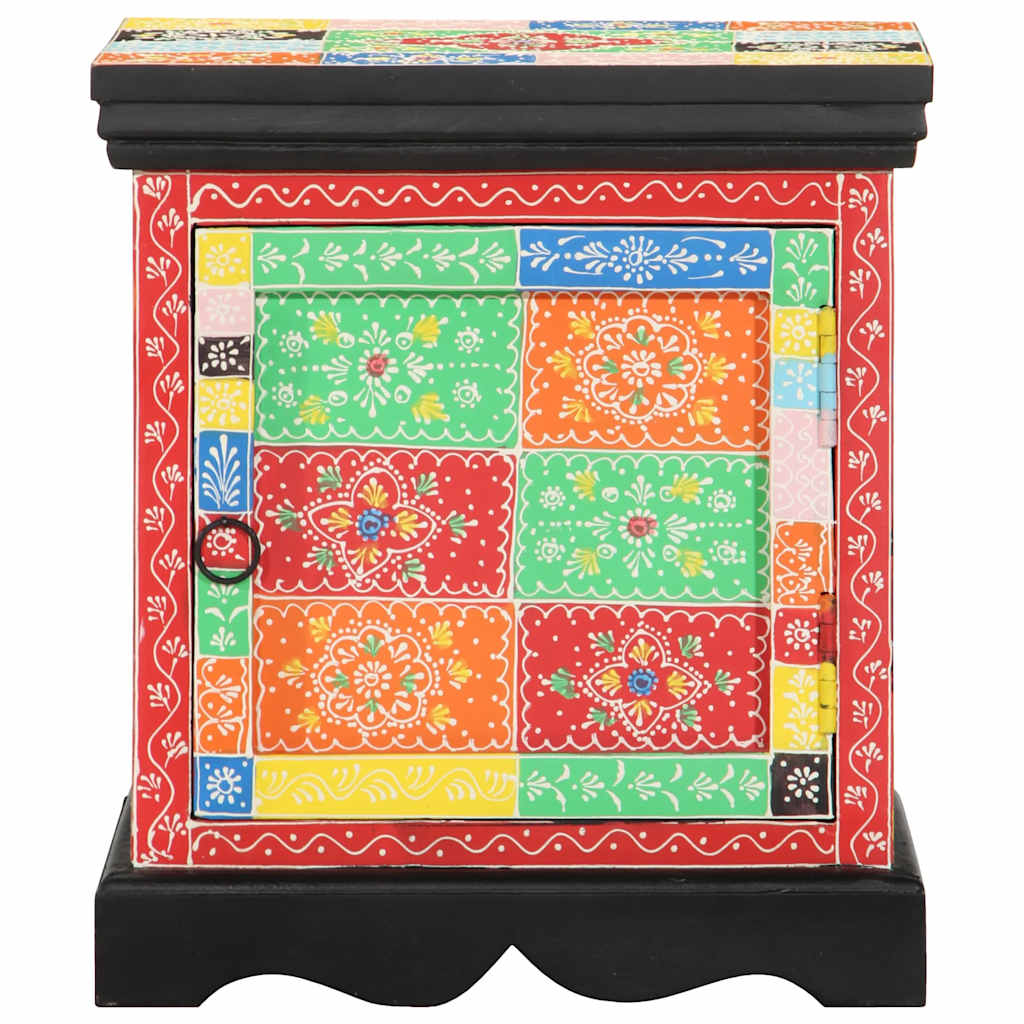 Noćni ormarić 2 kom višebojni 40x35x45 cm Puno drvo Mango