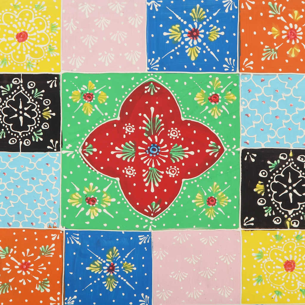 Noćni ormarić 2 kom višebojni 40x35x45 cm Puno drvo Mango