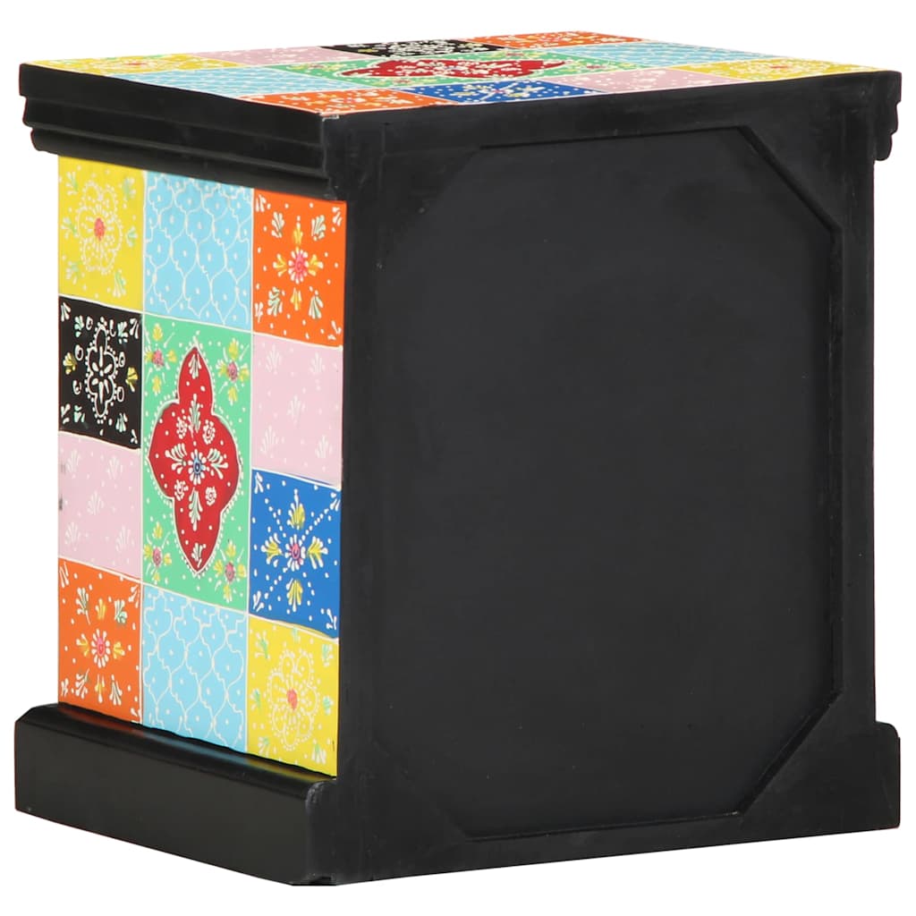 Noćni ormar 2 pcs Šareni 40 x 35 x 45 cm Čvrsto drvo manga