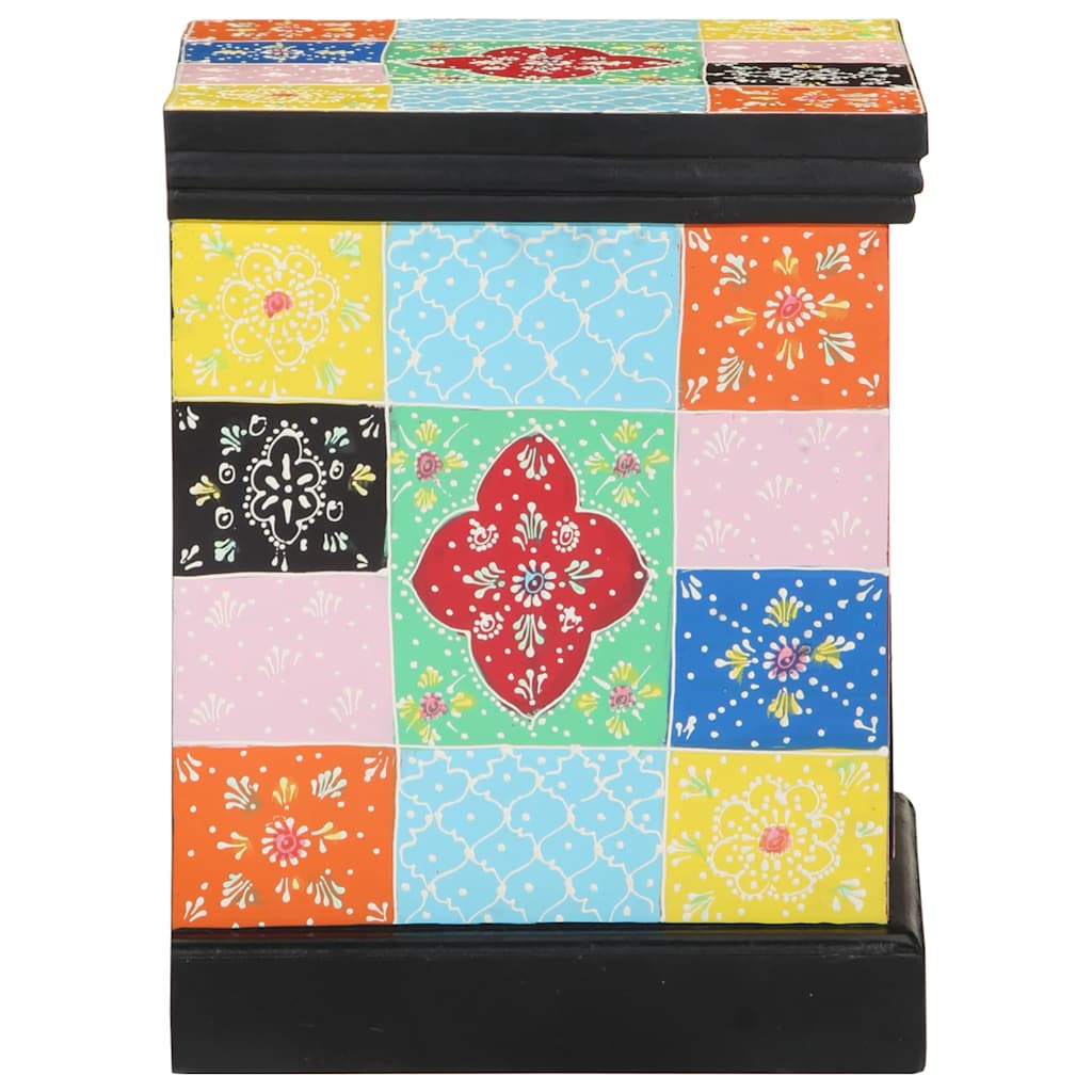 Noćni ormar 2 pcs Šareni 40 x 35 x 45 cm Čvrsto drvo manga