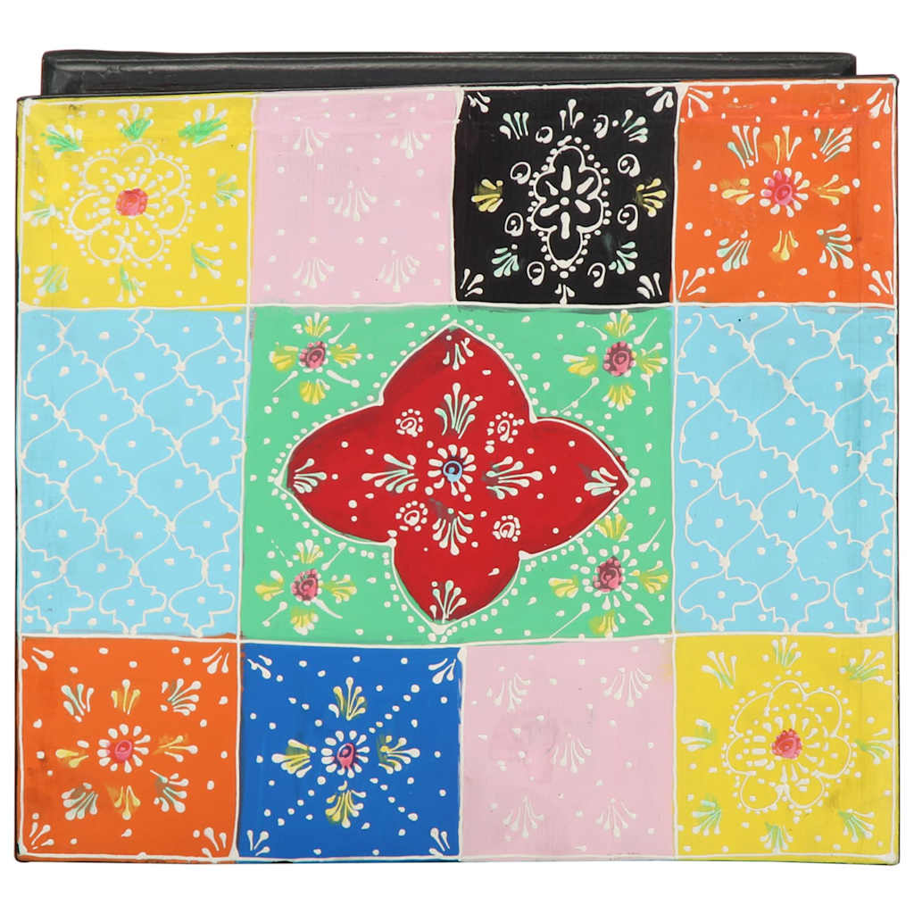 Noćni ormar 2 pcs Šareni 40 x 35 x 45 cm Čvrsto drvo manga