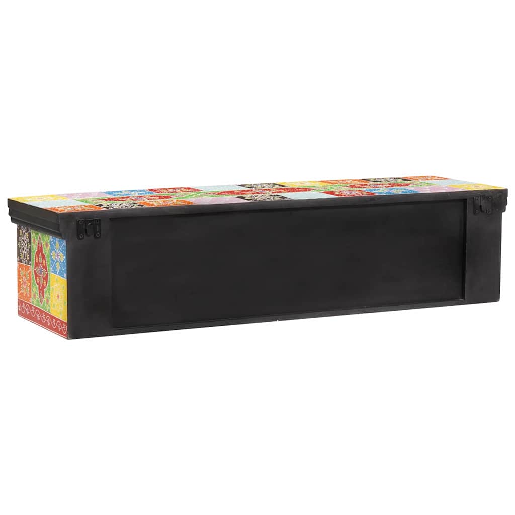 TV ormar s ladicama Šareni 100 x 30 x 24 cm Čvrsto drvo manga