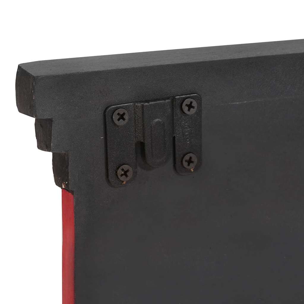Vješalica za kapute Crna 80 x 25 x 2 cm Čvrsto drvo manga