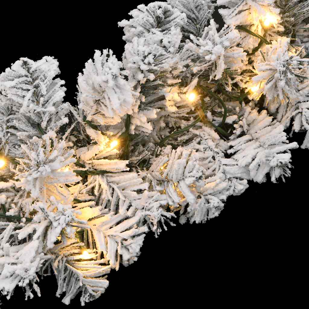 Božićna girlanda s LED svjetlima zelena 20 m PVC