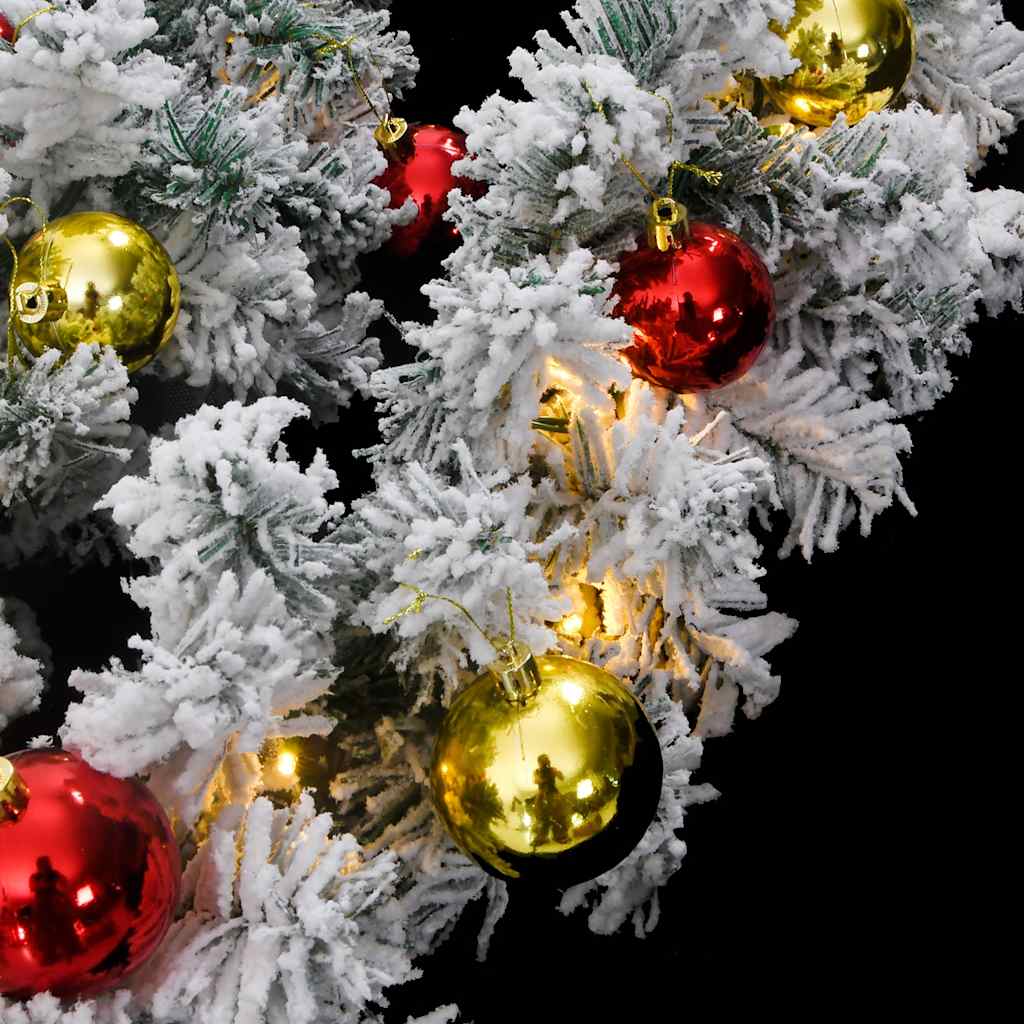 Božićna girlanda s LED svjetlima zelena 20 m PVC