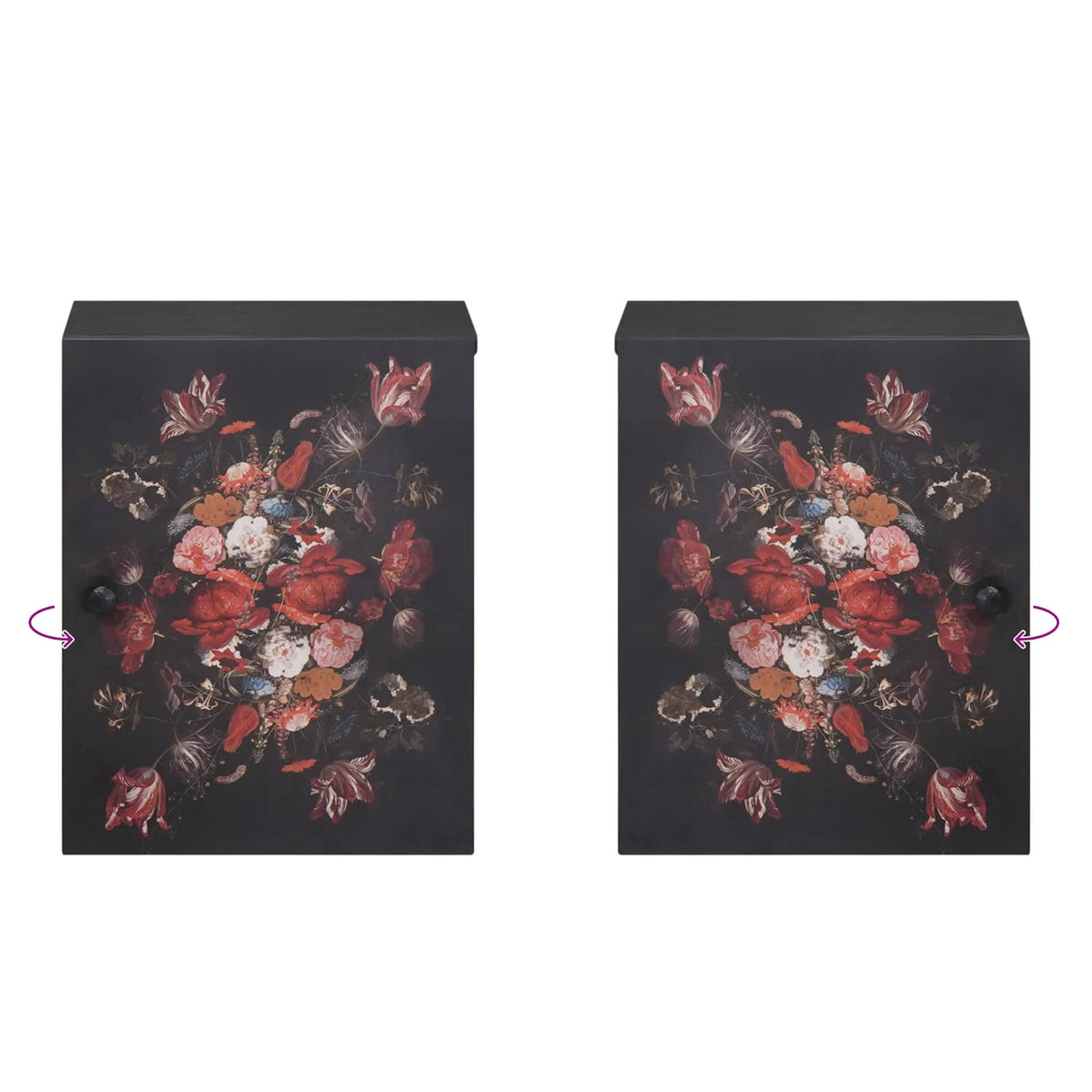 Set ormarića za kupaonicu s ladicama 4 pcs Čvrsto drvo manga