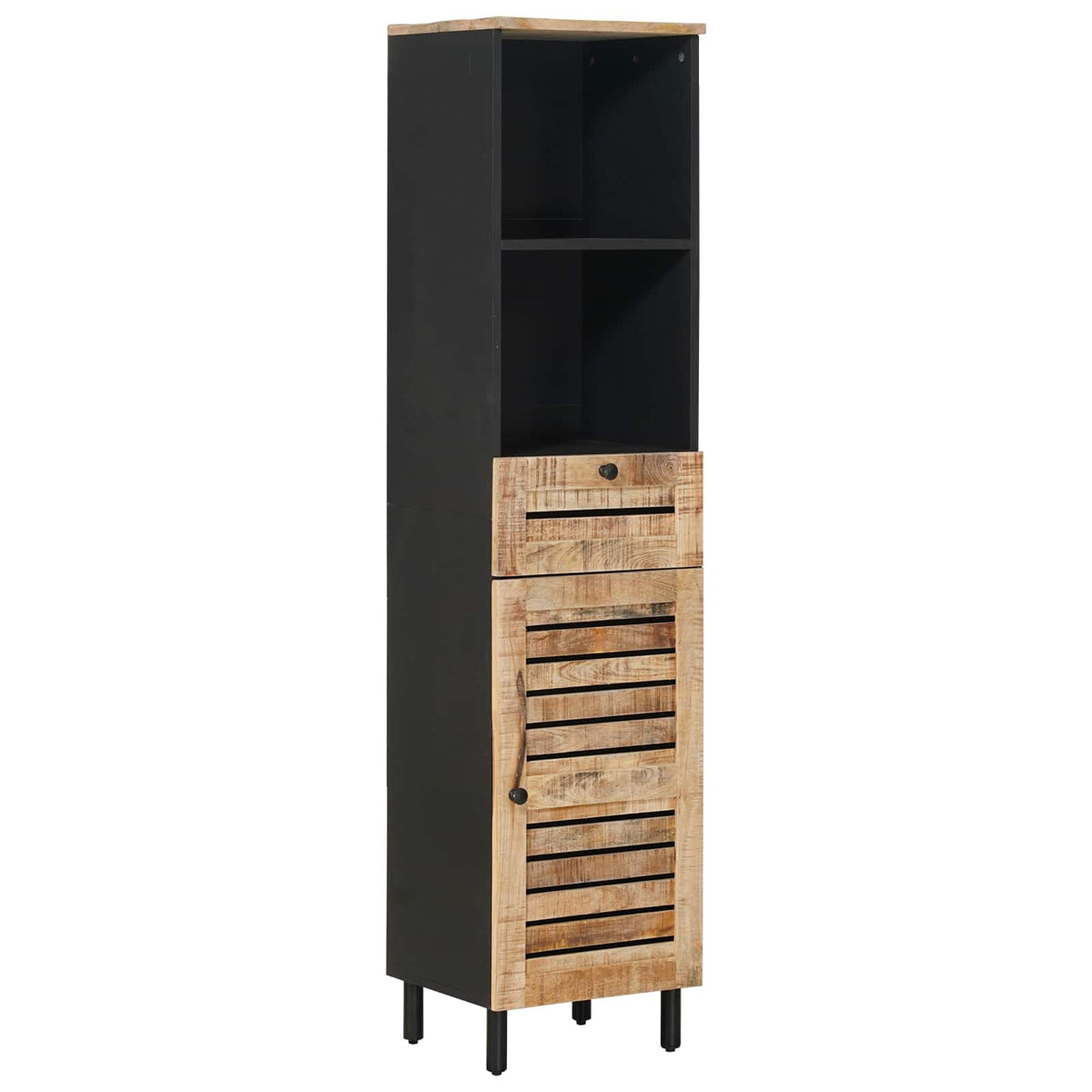 Set ormarića za kupaonicu 5 kom. Prirodna 38 x 33 x 160 cm
