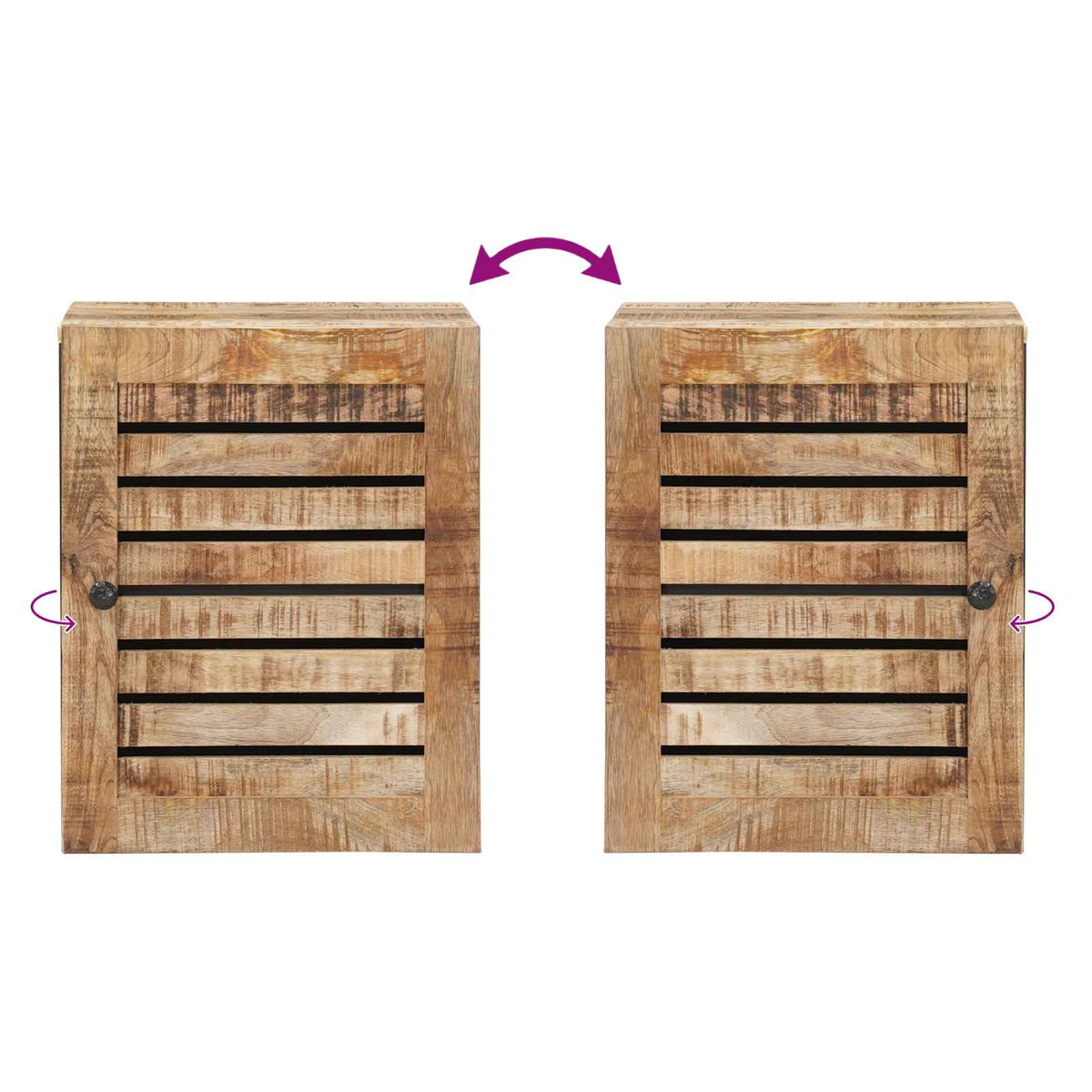 Set ormarića za kupaonicu 5 kom. Prirodna 38 x 33 x 160 cm
