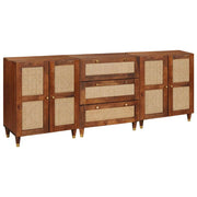 Set komoda 3 pcs Smeđa 180 x 33 x 75 cm Čvrsto drvo manga