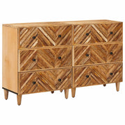 Ormari za skladištenje 2 pcs Smeđa 60 x 33,5 x 75 cm