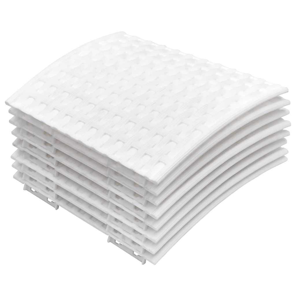 Suknja za božićno drvce bijela Ø65x23 cm plastika