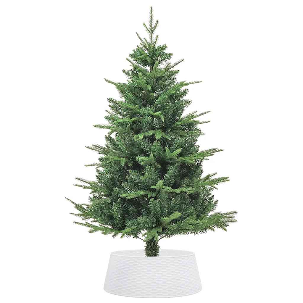 Suknja za božićno drvce bijela Ø65x23 cm plastika