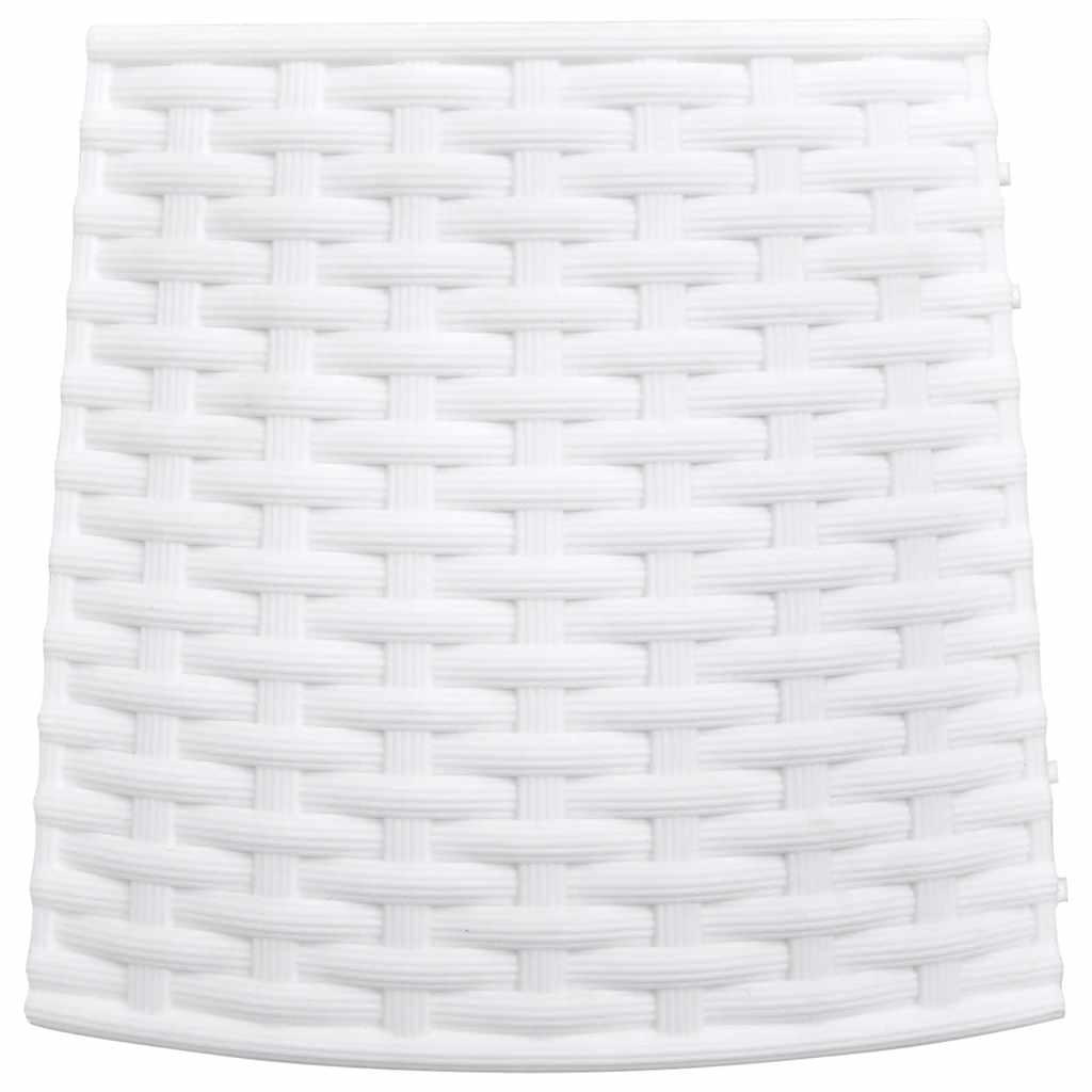 Suknja za božićno drvce bijela Ø65x23 cm plastika